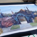 On hand was Eric's Photoshop rendering of the LOTR Halloween House