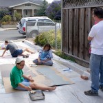 Even into the wee hours of the afternoon, the tireless workers press on.